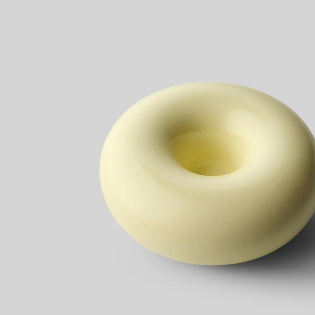 Kerzenhalter aus Keramik BOB Gelb Small - Studio About - DesignWe.Love