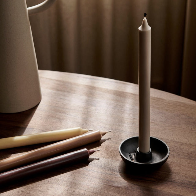Kerzenhalter Bowl Single Aluminium - ferm LIVING - DesignWe.Love