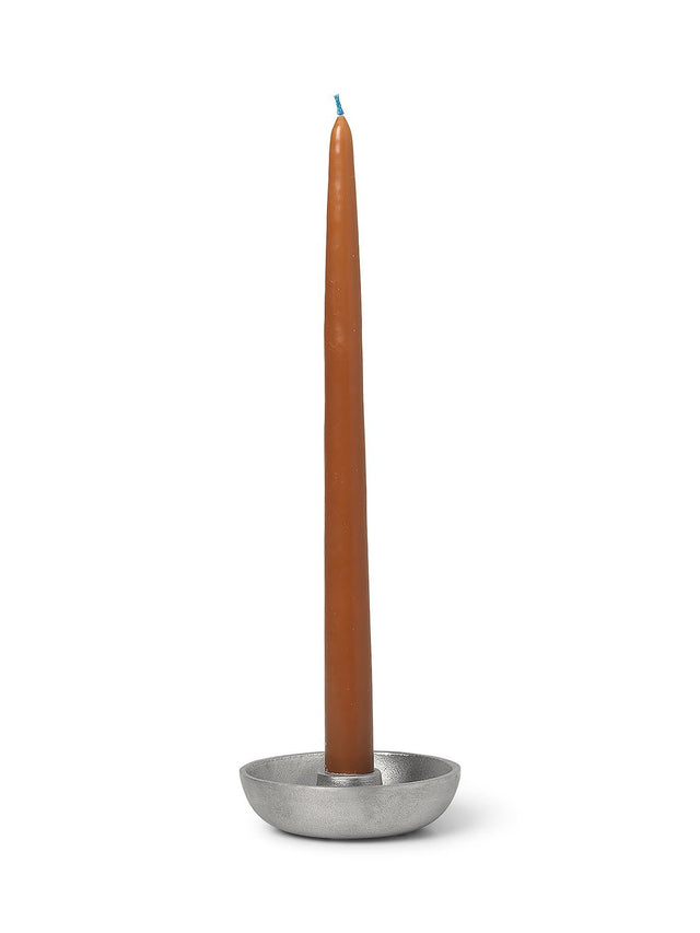 Kerzenhalter Bowl Single Aluminium - ferm LIVING - DesignWe.Love