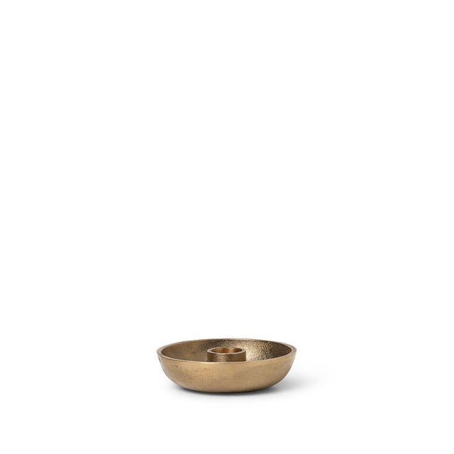 Kerzenhalter Bowl Single Brass - ferm LIVING - DesignWe.Love