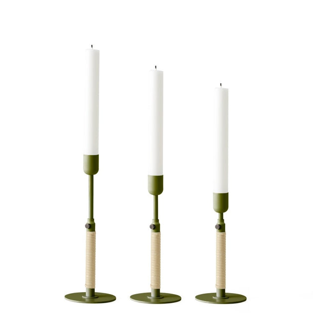 Kerzenhalter Duca Olive Green - AUDO - DesignWe.Love