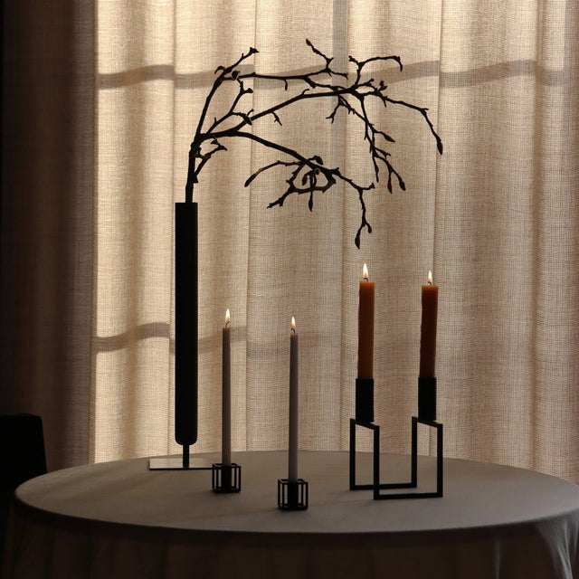 Kerzenhalter Kubus Micro by Lassen Schwarz - AUDO - DesignWe.Love