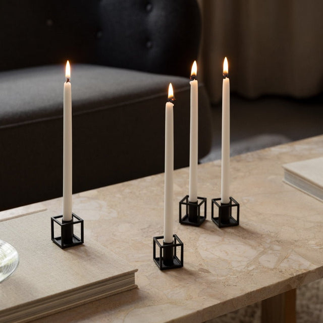 Kerzenhalter Kubus Micro by Lassen Schwarz - AUDO - DesignWe.Love
