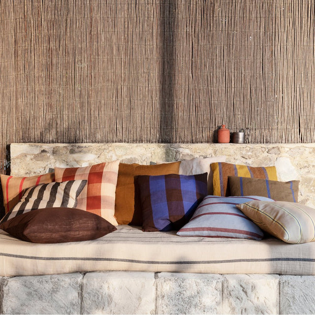 Kissen Grand Cushion Rose/Rust - ferm LIVING - DesignWe.Love