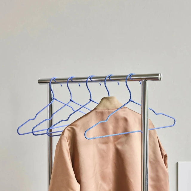 Kleiderbügel Wire Blau 6er Set - House Doctor - DesignWe.Love