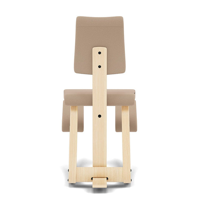 Kniestuhl mit Rückenlehne Variable Plus (Natur/Beige) - Varier Furniture - DesignWe.Love