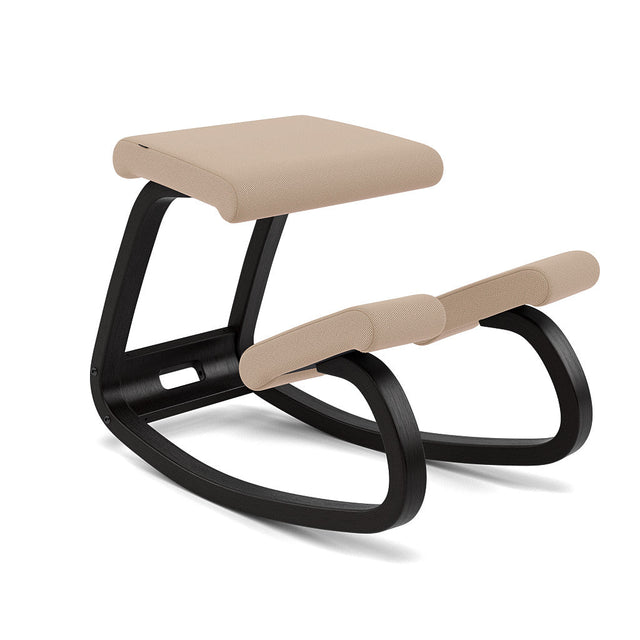 Kniestuhl Variable (Schwarz/Beige) - Varier Furniture - DesignWe.Love