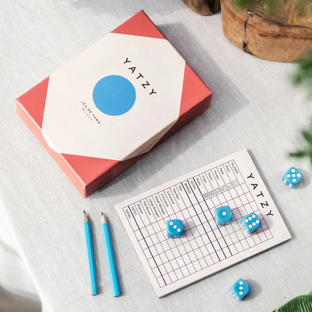 Printworks Yatzy Würfelspiel als Geschenk – skandinavisches Design