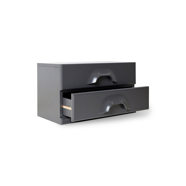 Kommode mit zwei Schubladen Charcoal - HK Living - DesignWe.Love