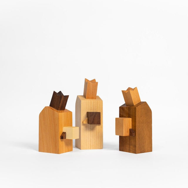 Krippenfiguren Set aus Holz handgefertigt - DesignWe.Love - DesignWe.Love