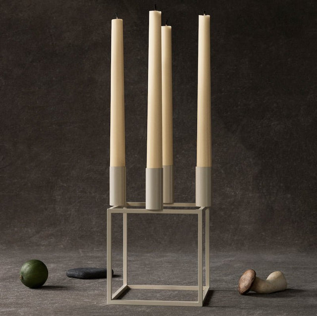 Kubus 4 Ivory Kerzenhalter - Audo - DesignWe.Love
