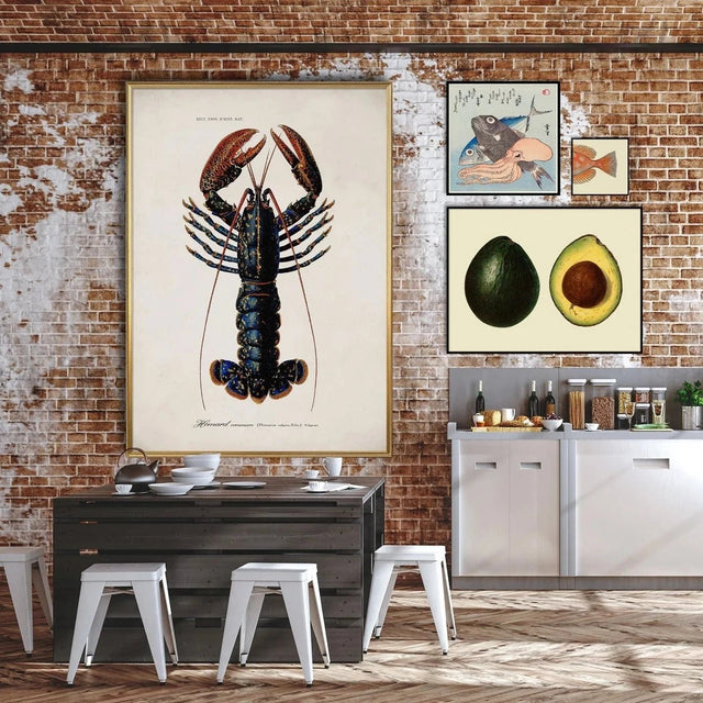 Kunstdruck 'Lobster' Poster - The Dybdahl Co - DesignWe.Love