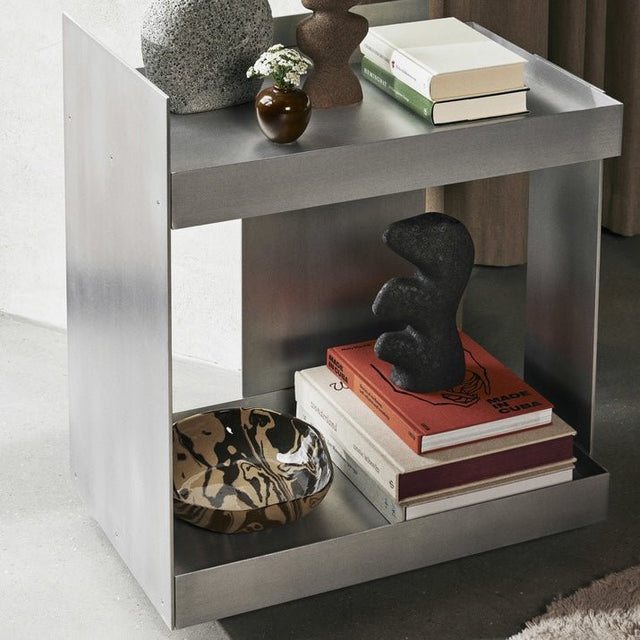 Lager Trolley Servierwagen Aluminium - ferm LIVING - DesignWe.Love