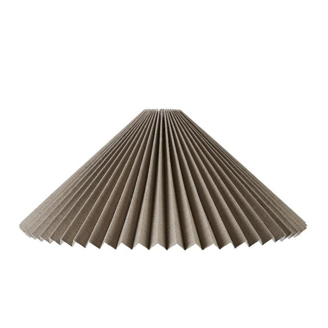 Lampenschirm Kyoto Plissee Leinen Beige Ø 35cm - Wikholmform - DesignWe.Love