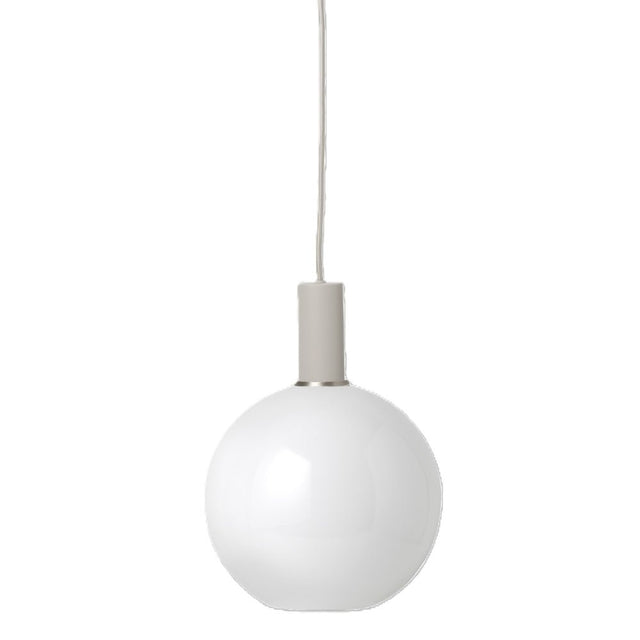 Lampenschirm Opal Shade mit kurzer Fassung Collect Pendant Weiß - ferm LIVING - DesignWe.Love