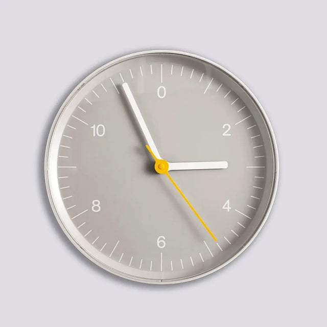 Lautlose Wanduhr Jasper Morrison Grau - HAY Wall Clock