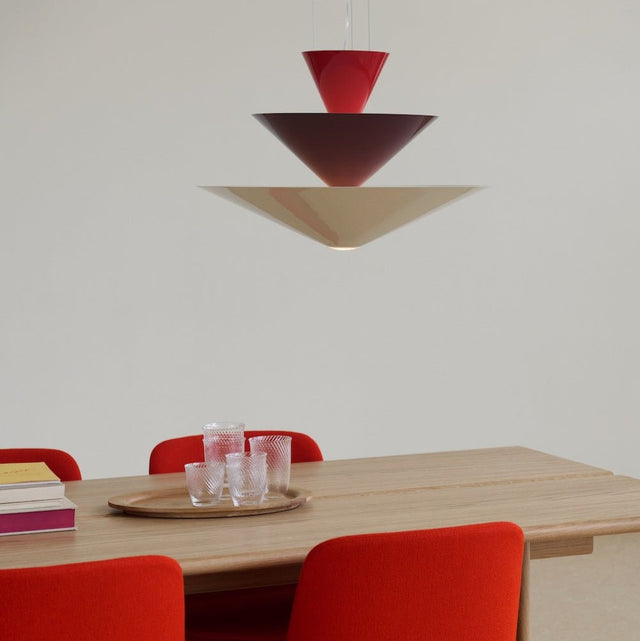 LN14 Gio Pendelleuchte Rot/Burgunderrot 60 cm - &Tradition - DesignWe.Love