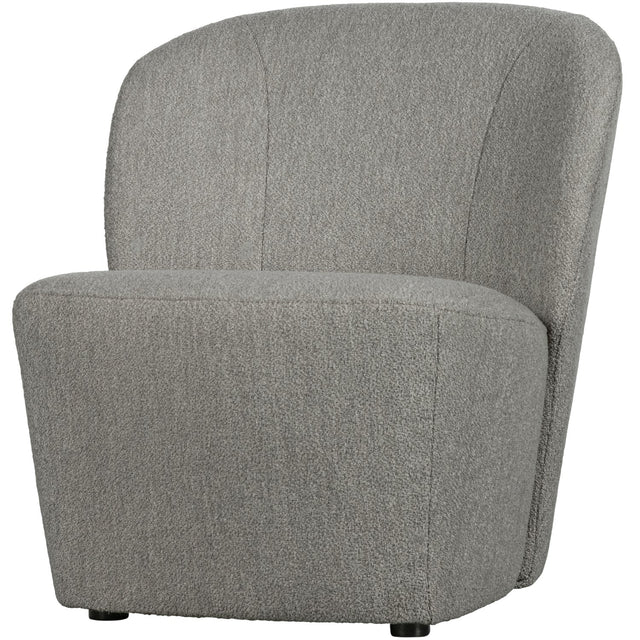 Lofty Sessel Stoff Bouclé Grau - VT Wonen - DesignWe.Love