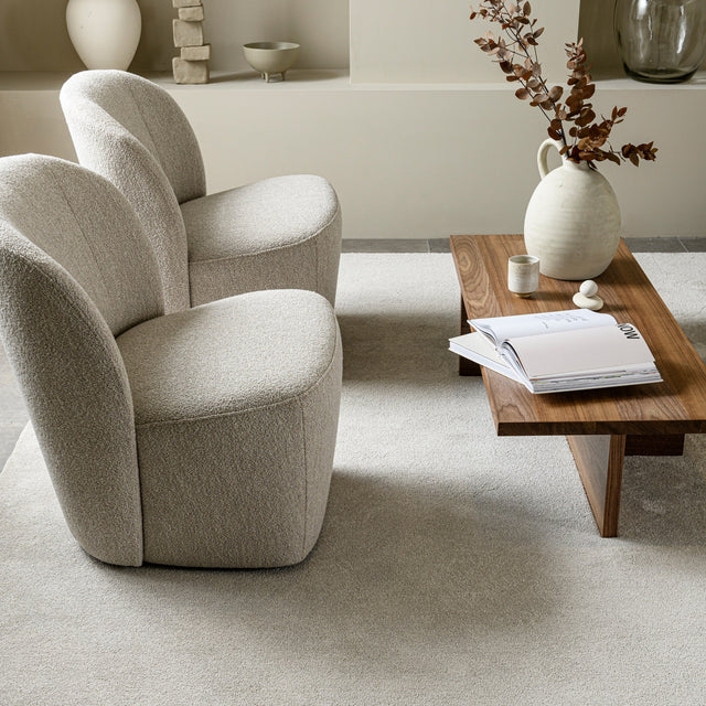 Lofty Sessel Stoff Bouclé Naturel - VT Wonen - DesignWe.Love