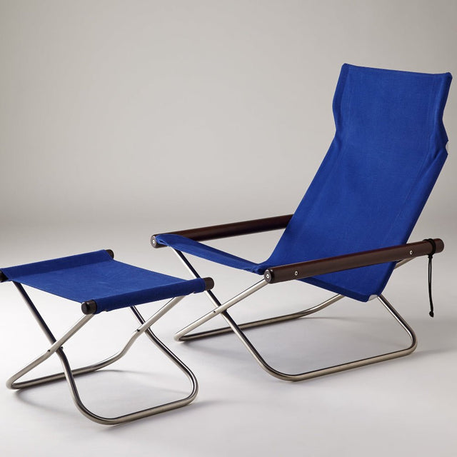 Nychair X Loungesessel Blau Dunkelbraun – designwe.love