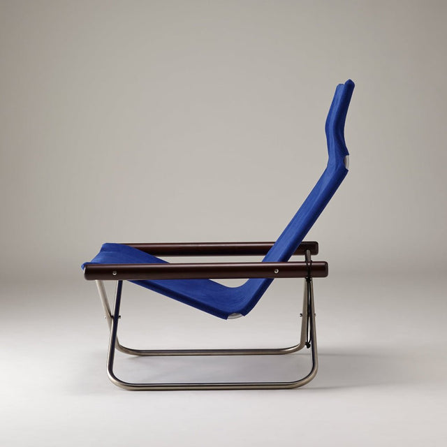 Nychair X Loungesessel Blau Dunkelbraun – designwe.love