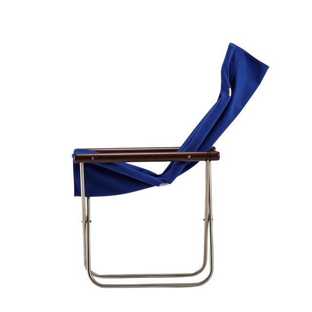 Nychair X Loungesessel Blau Dunkelbraun – designwe.love