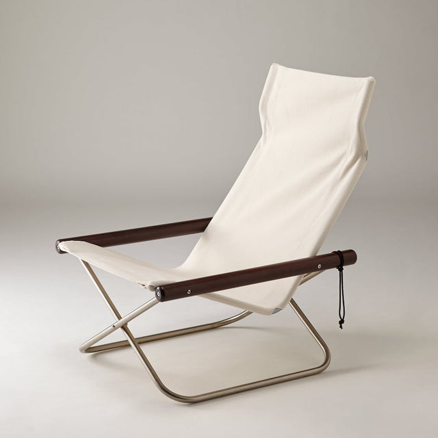 Nychair X Loungesessel Weiß Dunkelbraun – designwe.love