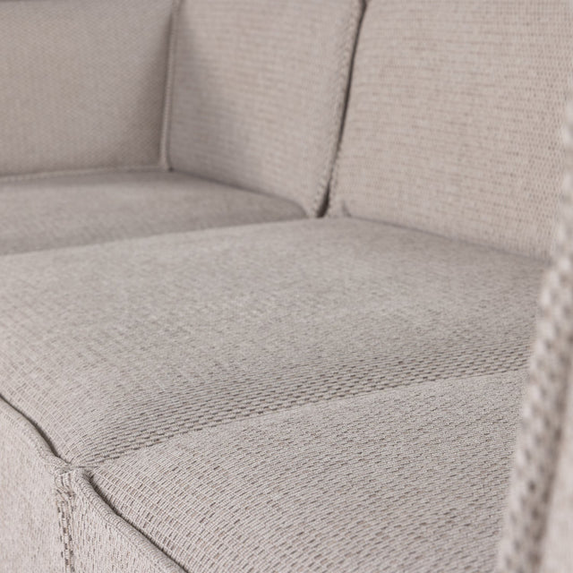 Manu Chaise Lounge Sofa Grob Chenille Natur (links) - WOOOD - DesignWe.Love