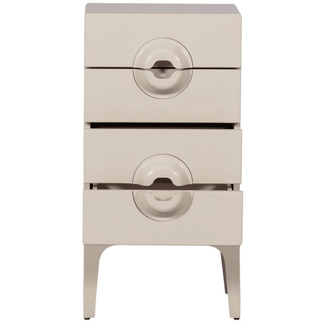 Merge Kommode mit vier Schubladen Greige - Woood - DesignWe.Love