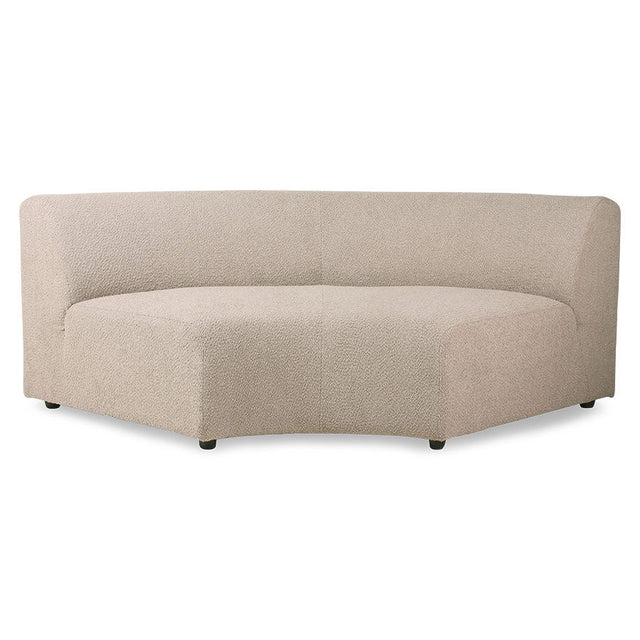 Modulares Sofa Element Jax Boucle Taupe - HK Living - DesignWe.Love