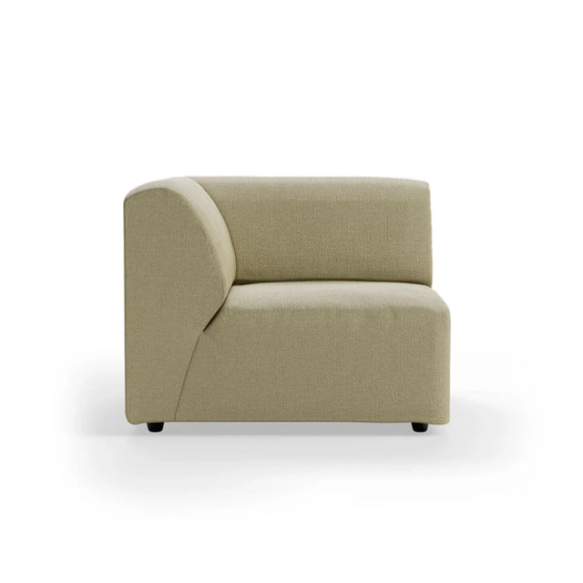 HKliving Jax Couch Modulsofa Ecke Links in Knotted Sage, Freisteller