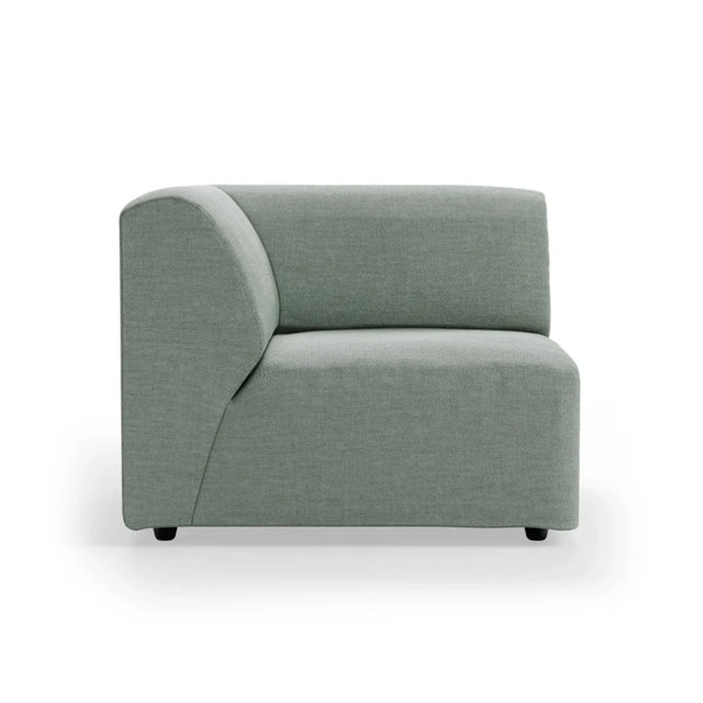HKliving Jax Couch Modulsofa Endelement Links in Dallas Breeze, Freisteller