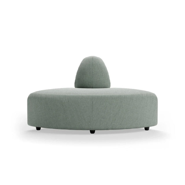 HKliving Jax Couch Modulsofa Halbrund in Dallas Breeze, Freisteller