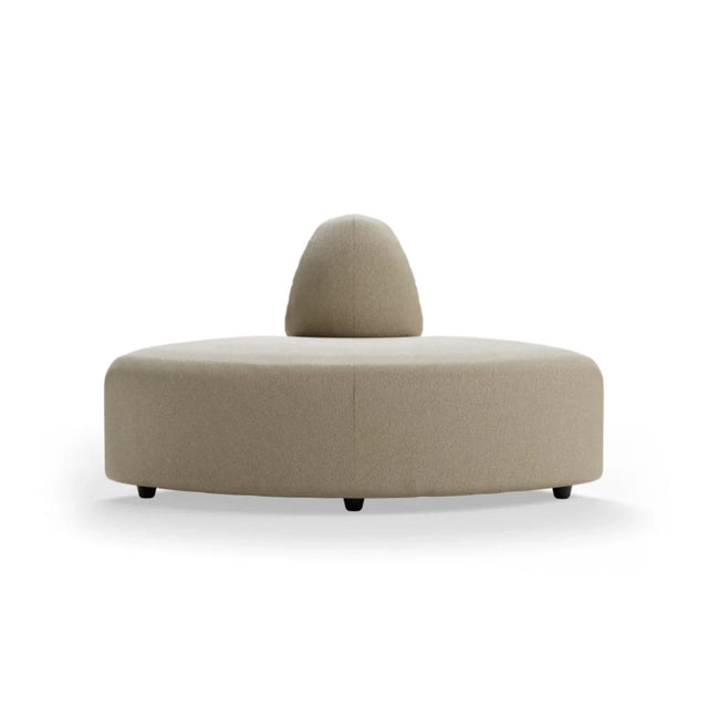 HKliving Jax Couch Modulsofa Halbrund in Deco Pebble, Freisteller