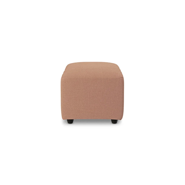 HKliving Jax Couch Modulsofa Hocker klein in Linen Dusty Rose, Freisteller