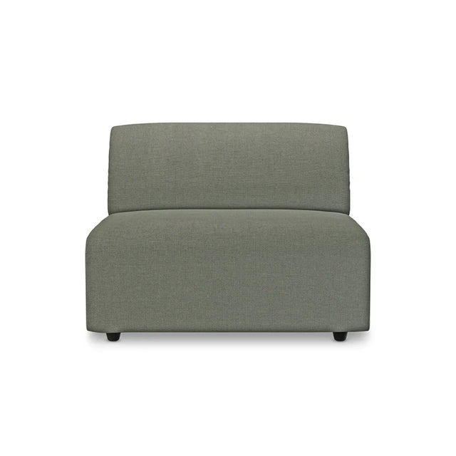 HKliving Jax Couch Modulsofa Mittelteil in Linen Army Green, Freisteller