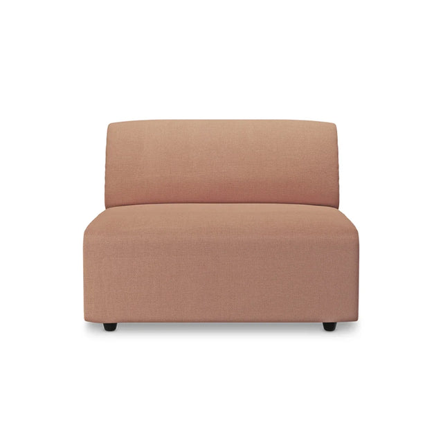 HKliving Jax Couch Modulsofa Mittelteil in Linen Dusty Rose, Freisteller