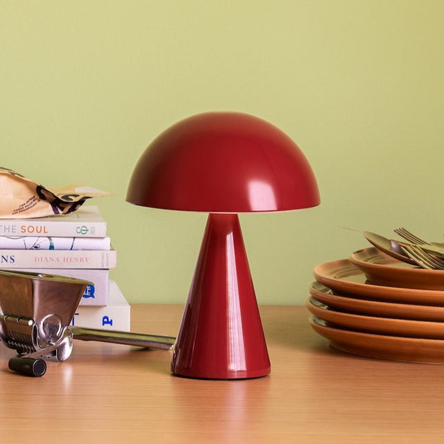 Mush tragbare Akkuleuchte Rot - Hübsch Interior - DesignWe.Love