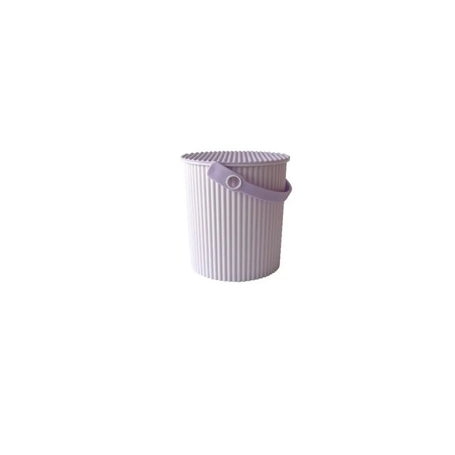Hachiman Omnioutil Eimer Baby 0,7L in Grape – japanischer Designklassiker, BPA-frei, 100% recyceltes Polypropylen, mit Elastomer-Deckel