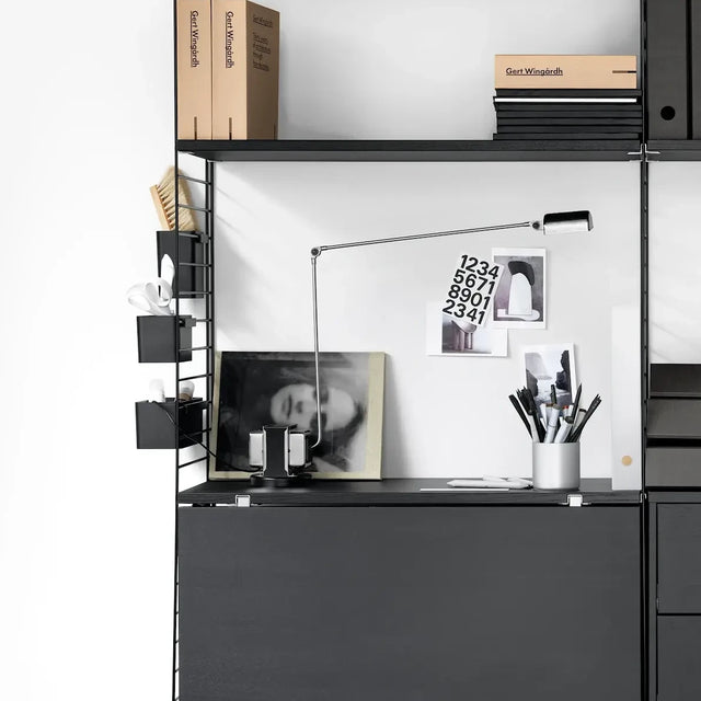 Organizer Schwarz – String Furniture Regalsystem (3er Set)