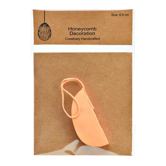 Osterei zum Hängen aus Papier Apricot Honeycomb - DesignWe.Love