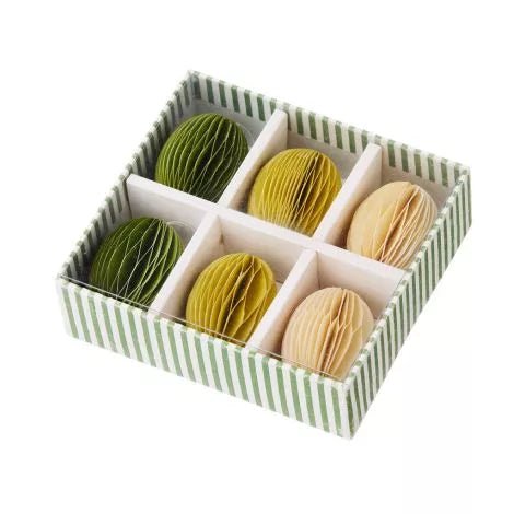 Ostereier Papier Swirl XS Ivy (6er - Set) - Bungalow DK - DesignWe.Love