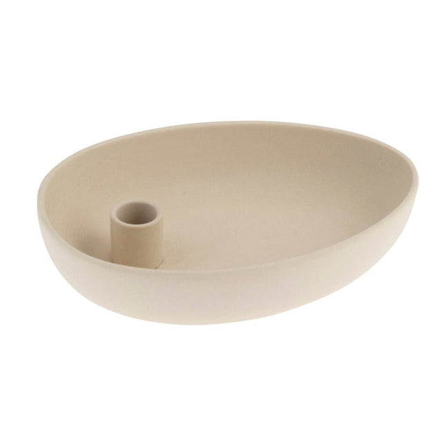 Osterschale Lidatorp Kerzenhalter Oval beige - Storefactory - DesignWe.Love