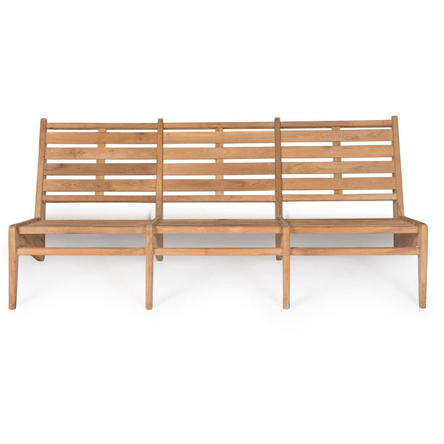 Outdoor Loungesofa Kangaroo 3 - Sitzer Teakholz - Detjer - DesignWe.Love