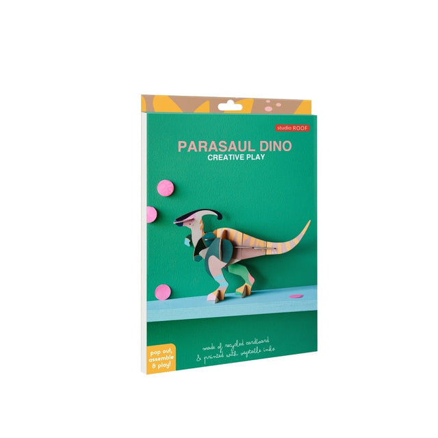 Parasaul Dino 3D - Pappmodell aus Recyclingkarton - Studio Roof - DesignWe.Love