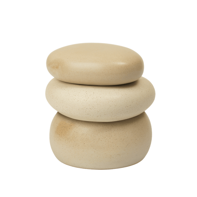Pebble Box large Sand/Cream - ferm LIVING - DesignWe.Love