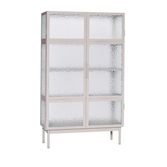 Plex Schrank mit Glastüren Grau - Hübsch Interior - DesignWe.Love