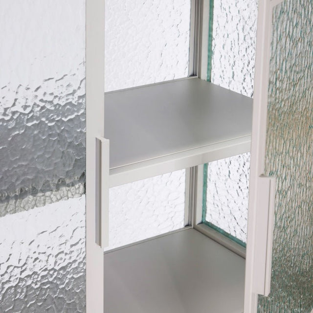 Plex Schrank mit Glastüren Grau - Hübsch Interior - DesignWe.Love