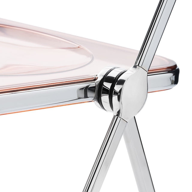 Plia Klappstuhl Chrom Smoky Pink - Anonima Castelli - DesignWe.Love