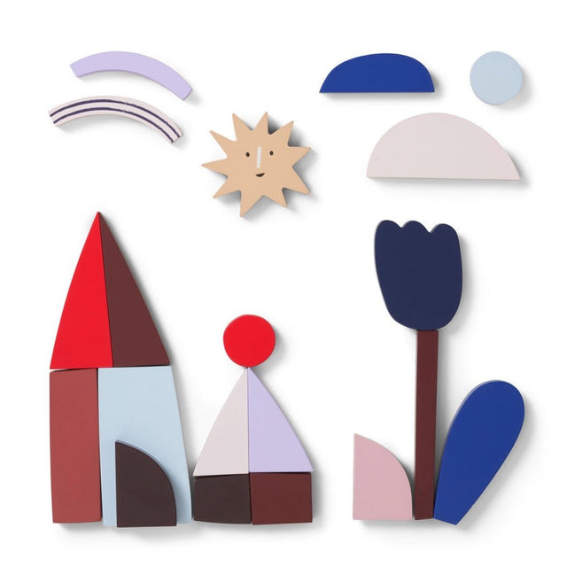 Puzzle Frame Art Blocks - ferm LIVING - DesignWe.Love